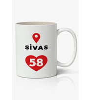 Sivas Baskılı Kupa Bardak Baskılı Kahve Kupa Bardak