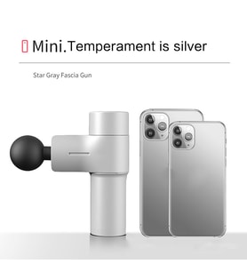 4 Farklı Başlıklı Şarjlı Kas ve Vücut Mini Masaj Tabancası
