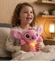 30 cm Stitch Işıklı ve Müzikli Peluş Uyku Arkadaşı – 5 Modlu Nefes Alan Gece Lambası Sevimli Hediye Oyuncak