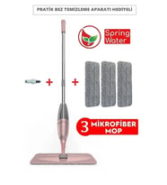 Pratik Sprey Mop Seti, 300cc su hazneli, 3'lü temizlik çözümü