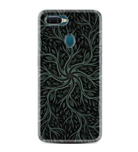 Oppo A5S A15 A16 A54 A55 A73 A74 Kılıf Desemli Silikon Sarmaşıklar 1675
