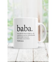 Babaya Mesaj Kupa Bardak