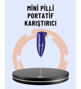 Portatif Kahve Köpürtücü – Latte, Cappuccino, Milkshake Ve Puding Yapıcı