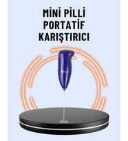 Portatif Kahve Köpürtücü – Latte, Cappuccino, Milkshake Ve Puding Yapıcı