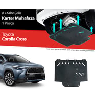 Toyota Corolla Cross Çelik Karter Muhafaza Koruma 2022 2023 2024 2025