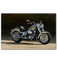 Cakatabloo Gri Harley Davidson Motorsiklet MDF Tablo