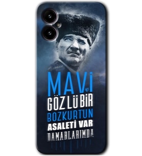 Omix X5 Kılıf HD Desen Baskılı Arka Kapak - Bozkurt Atatürk