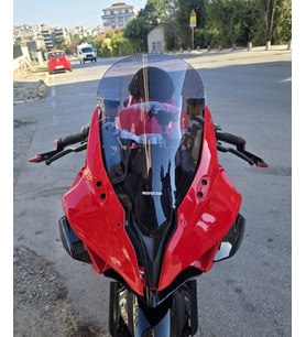 MOTOCAM RKS SRK 450 RA Ön Cam 2023-2026 Model 42cm Füme Renkli 4mm