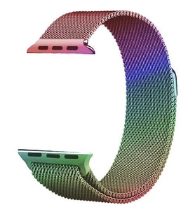 Apple Watch 2 3 4 5 6 Se Nike 42mm 44mm Uyumlu  Kayış Milano Loop Metal Örgü Kordon