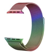 Apple Watch 2 3 4 5 6 Se Nike 42mm 44mm Uyumlu  Kayış Milano Loop Metal Örgü Kordon