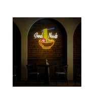 Send Noods Yazılı ve Şekilli Neon Tabela