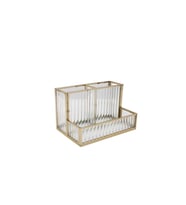 Şık Cam Organizer 7x20x12cm, Estetik ve Pratik Saklama Çözümü