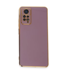 Xiaomi Redmi Note 12 Pro 4g Kılıf Volet Silikon - Mor