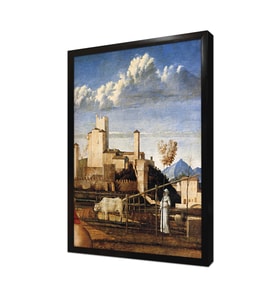 Madonna Del Prato Çerçeveli Mdf Tablo