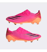 Adidas X Ghosted.1 Çim Saha Kramponu - Pembe FW6897 (P-27)
