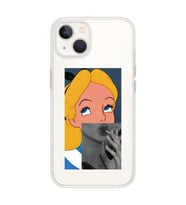 Iphone 14 PLUS Uyumlu Alice Tasarımlı Şeffaf Telefon Kılıfı