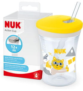 Action Pipetli Bardak, 230 ml, Kedi