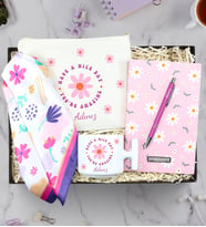 Kişiye Özel Defter & El Çantası & Kupa & Kalem & Fular Hediye Seti