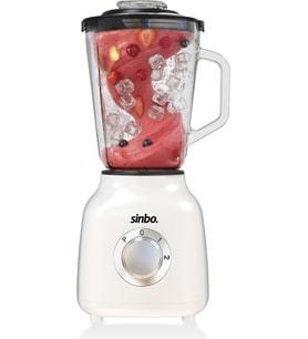 SHB-7516 Turbo Blender - Smoothie Blender - 1.5 Litre Cam Hazne-Beyaz