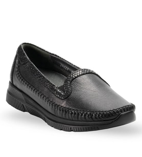 FORELLİ LADEN COMFORT KADIN AYAKKABI SİYAH