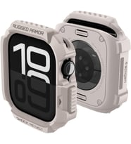 Apple Watch 46mm Seri 11/10 ile Uyumlu Kılıf Rugged Armor 2 Dune Beige - ACS10502