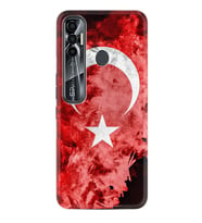 Tecno Spark 6 6 Go 8C 8 Pro 7 7 Spark 9 Pro Kılıf Desemli Silikon Şanlı Türk Bayrağı 1315