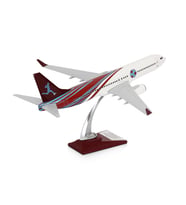 ZekUpp - Maket Uçak - Boeing 737-800 1/100 - BORDO MAVİ TARAFTAR Özel Tasarım Model Uçak