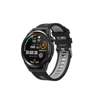 Samsung Galaxy Watch 42mm Uyumlu Kordon Silikon Çift Renkli Sportif KRD-55 Kayış