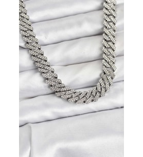 Pirinç Cuba Chain Gurmet Model Kolye - TJ-BKO10809