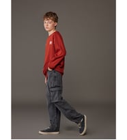 LCW Kids Antrasit Erkek Çocuk Kargo Jean Pantolon