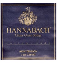 Hannabach 7288HT Custom Made 3'lü Treble Set (High)  Yüksek Gerilim Tiz Yedekleri