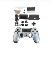 Playstation 4 Uyumlu Kasa Joystick V1 Full Kasa Tuş Takımı Silver (Gümüş)