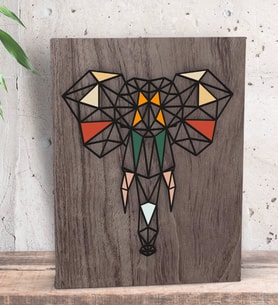BK Gift Fil Tasarımlı Dekoratif Mini Kanvas Tablo 15x20cm-1