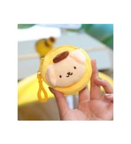 Sevimli Sanrio Kawai Pompompurin  Tatlış Peluş Cüzdan Anahtarlık Hediyelik Şık Aksesuar