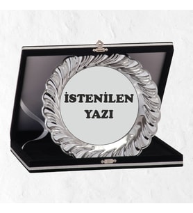 Kişiselleştirilebilir Tabak Plaket (Silver)