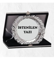 Kişiselleştirilebilir Tabak Plaket (Silver)