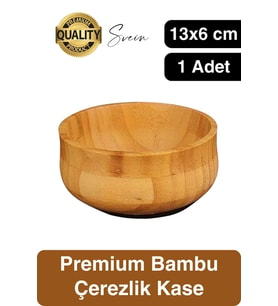 Özel Üretim Doğal Bambu Yuvarlak Çerezlik Kasesi Tabağı Lokumluk Sunumluk Masa Zeytinlik Kahvaltılık