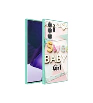 Samsung Galaxy Note 20 Ultra Uyumlu Kılıf Kamera Korumalı Desenli Sert Silikon Zore Epoksi Kapak (Model 5)