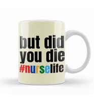 Nurse Gift İdea Funny Saying Quote Nursing Medical Kupa Bardak Porselen
