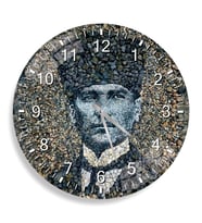 Atatürk Cam Saat - 40 cm