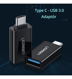 USB 3.0 Type-C Dönüştürücü Adaptör, Beyaz