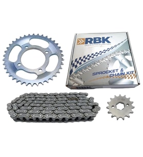 125Cg Cgl Kaplinli Ön-Arka Dişli Zincir Set Rbk 428 110L 38-15T