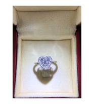 Pırlanta Montür Effective Diamond Kalp Ritmi Gümüş Sevgiliye Eşe Evlilik Teklifi Ciddi Ilişki Yüzüğü