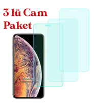 Apple iPhone 11 Pro Max / XS Max Temperli Kırılmaz Cam Ekran Koruyucu 3 lü Set