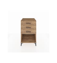Kronos Komodin 3 Çekmeceli 60x59x96 Çam-Çam