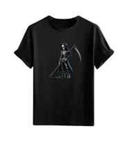 Animasyon Görselli  Unisex (Tshirt) Tişört (Siyah)