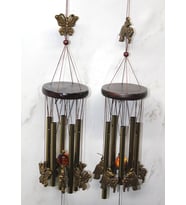 Northcity Metal Rüzgar Çanı Alk3504 – Bahçe ve Terastan Hoş Sese Eşlik Eden 65 Cm Dekoratif Çan