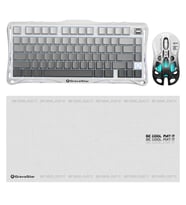 Gravastar K1 Mekanik Gaming Klavye, M1 Pro Kablosuz Optik Mouse ve Mousepad Oyuncu Seti, Gradient White