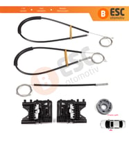 Land Rover Rang.e Rover Sport MK2 L494 2013-2022 LR077816 İçin Ön Sol Kapı Cam Kriko Tamir Seti