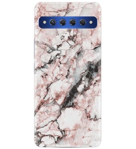 TCL 10 Plus Kılıf Desenli Silikon Colorfull Marble 2
